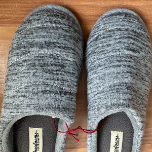 Dearfoams Cozy Comfort Women's Heathered Bound Slippers - Small (US 5-6) NEW